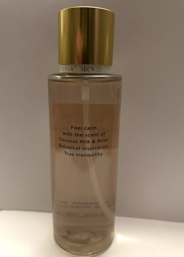 Victoria's Secret New! Natural Fragrance Body Mist - COCONUT MILK & ROSE 250ml