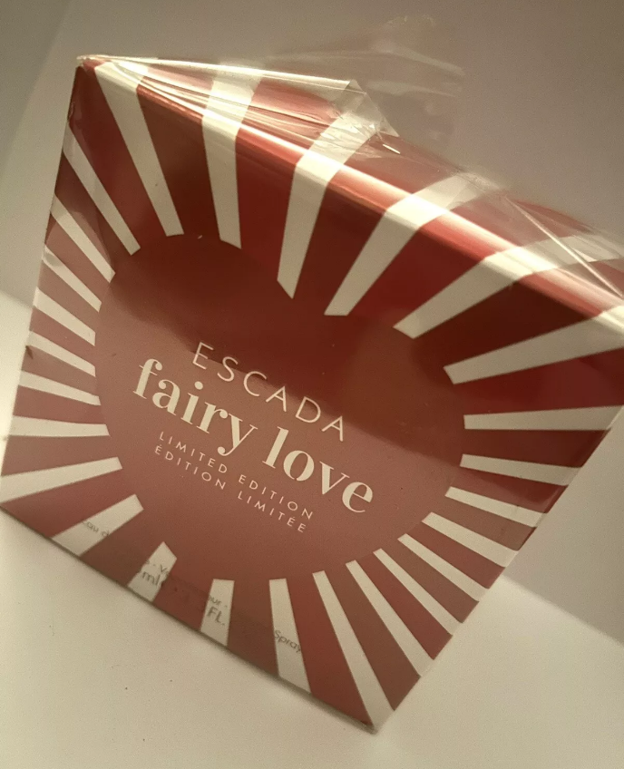 ESCADA Fairy Love 100ml Women's Eau de Toilette -Small Cellophane Rip - Unopened