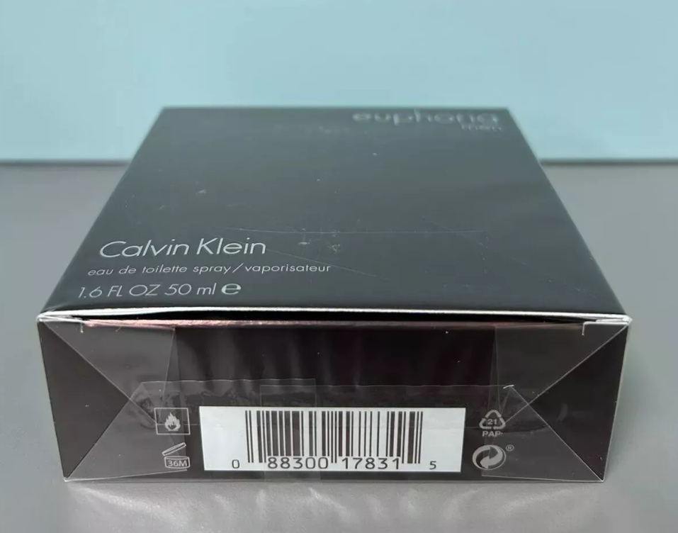 CK CALVIN KLEIN EUPHORIA FOR MEN 50ML EDT SPRAY BRAND NEW & SEALED