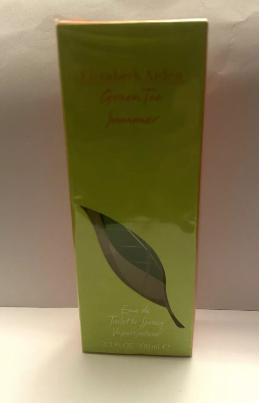 Elizabeth Arden Green Tea Summer for Women 100ml EDT - Tiny Cellophane Rip - NEW