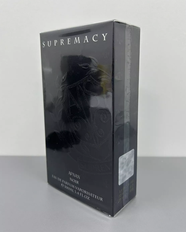 AFNAN SUPREMACY NOIR FOR MEN 100ML EAU DE PARFUM SPRAY - BRAND NEW & SEALED