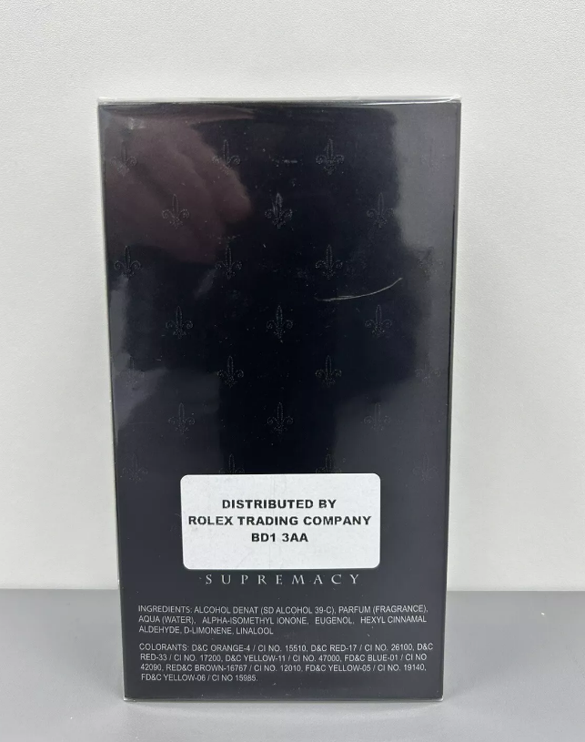 AFNAN SUPREMACY NOIR FOR MEN 100ML EAU DE PARFUM SPRAY - BRAND NEW & SEALED