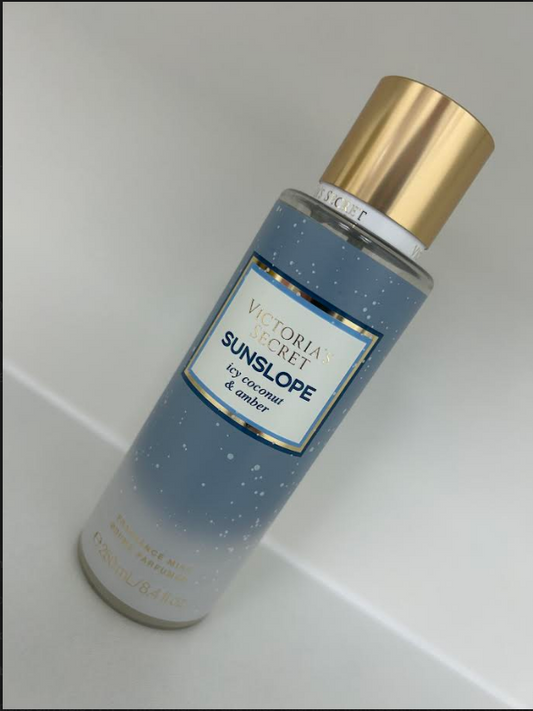VICTORIA'S SECRET FRAGRANCE MIST SUNSLOPE ICY COCONUT & AMBER 250ml - BRAND NEW